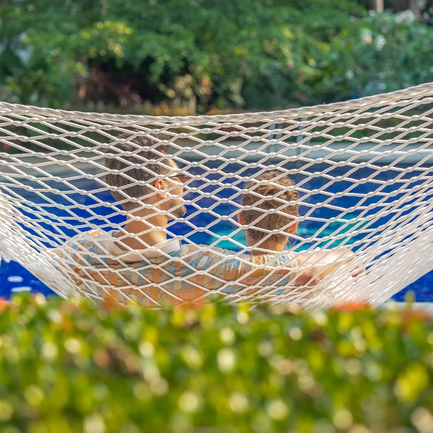 12 FT Double Traditional Cotton Rope Hammock