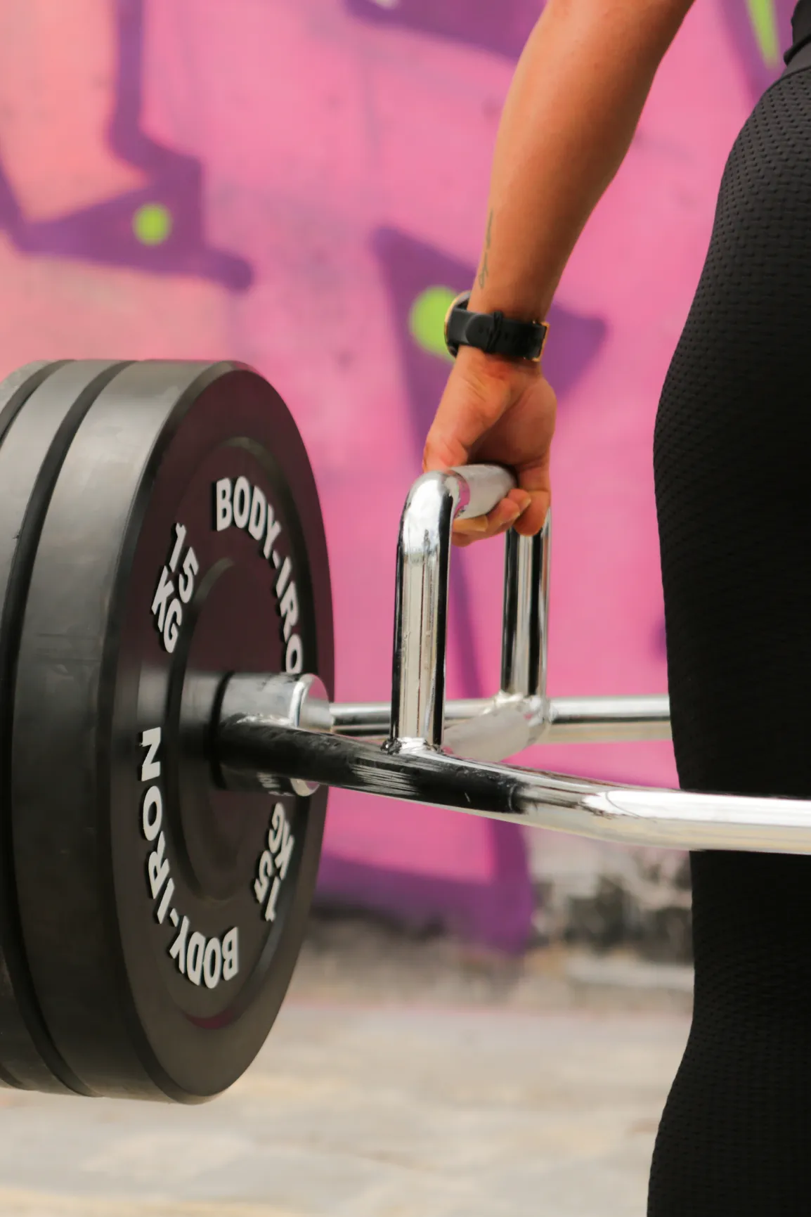 120kg Olympic Barbell & Bumper Plate Set