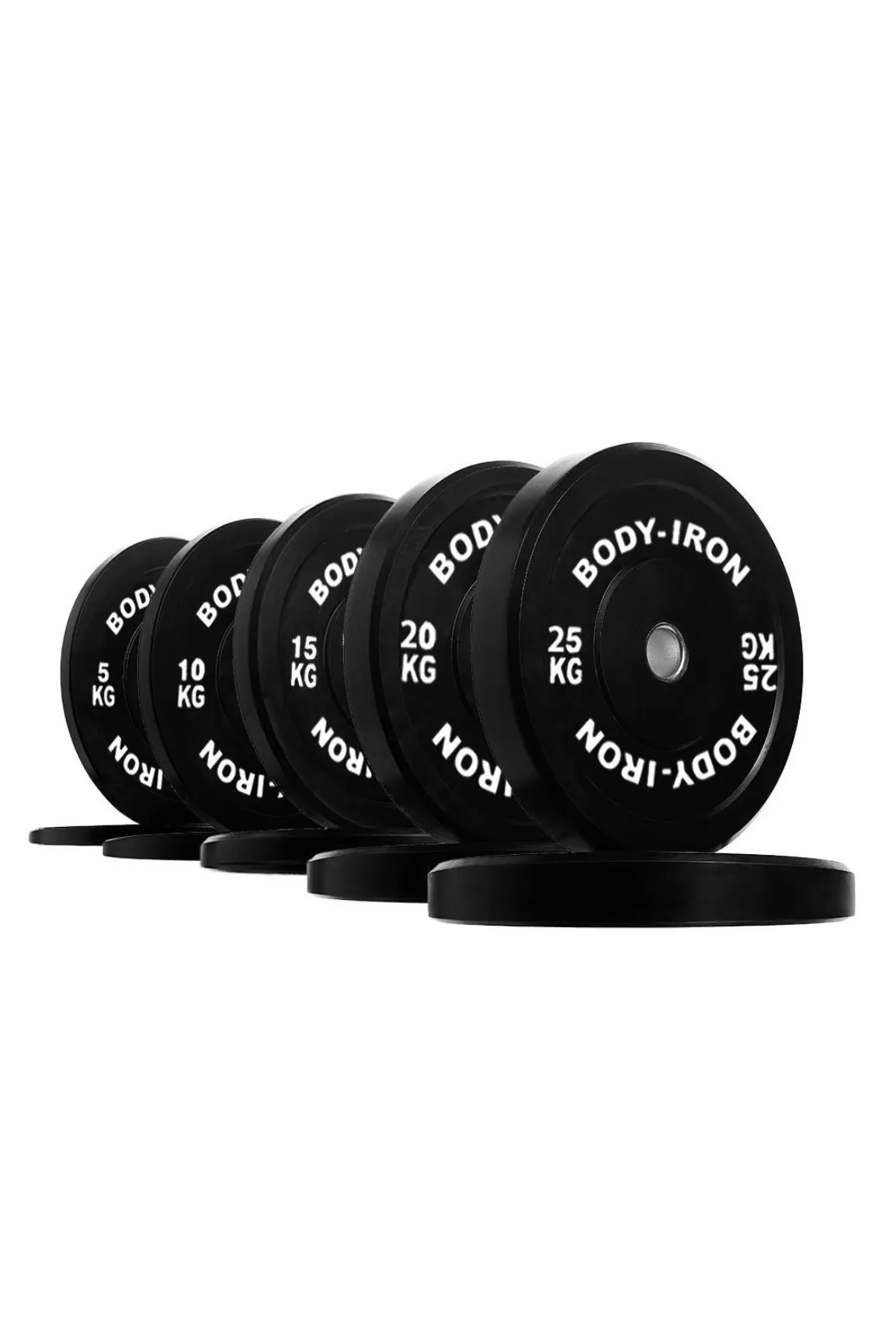 170kg Olympic Barbell & Bumper Plate Set