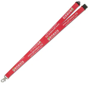 20mm Flat Polyester Lanyard