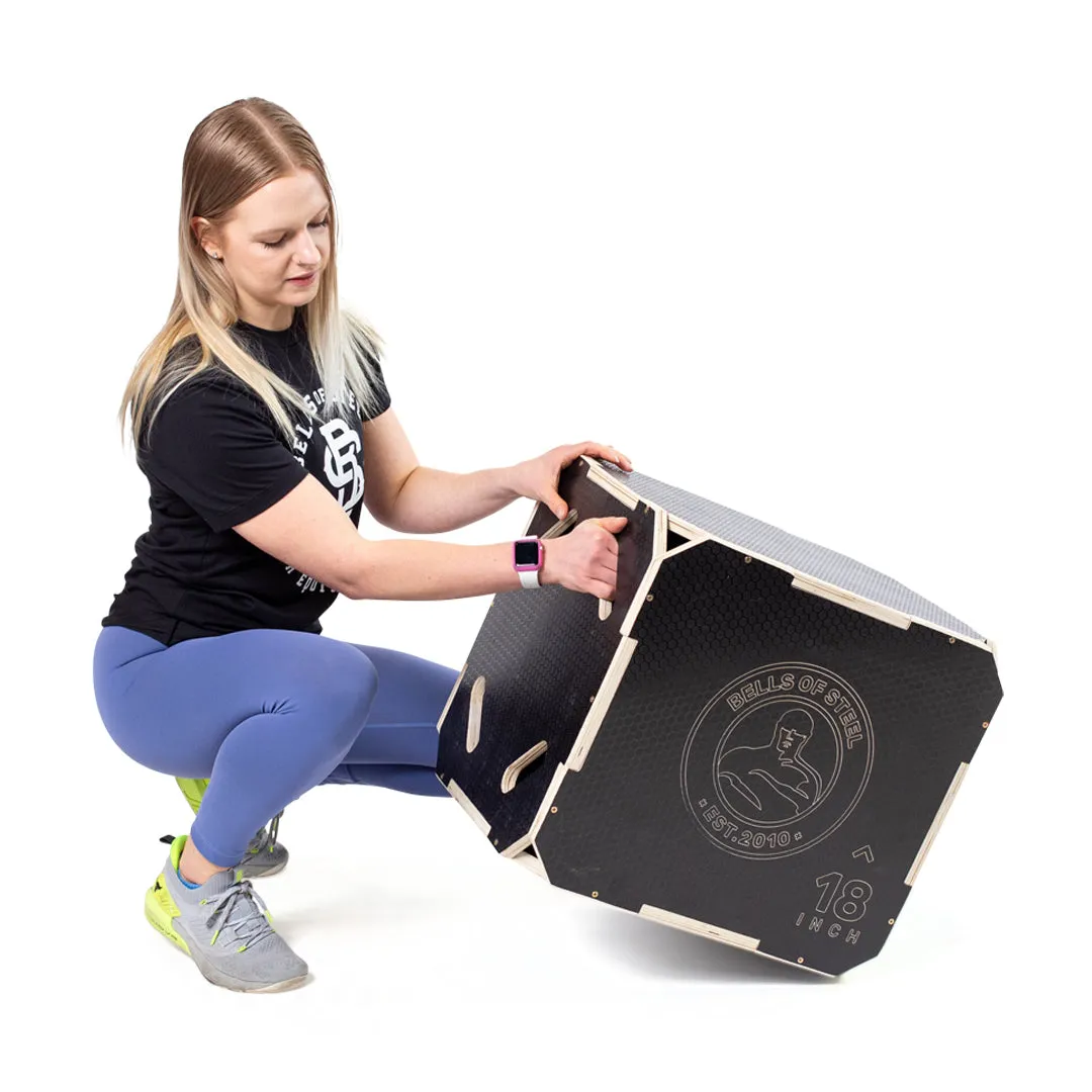 3 in 1 Anti-Slip Wood Plyo Boxes