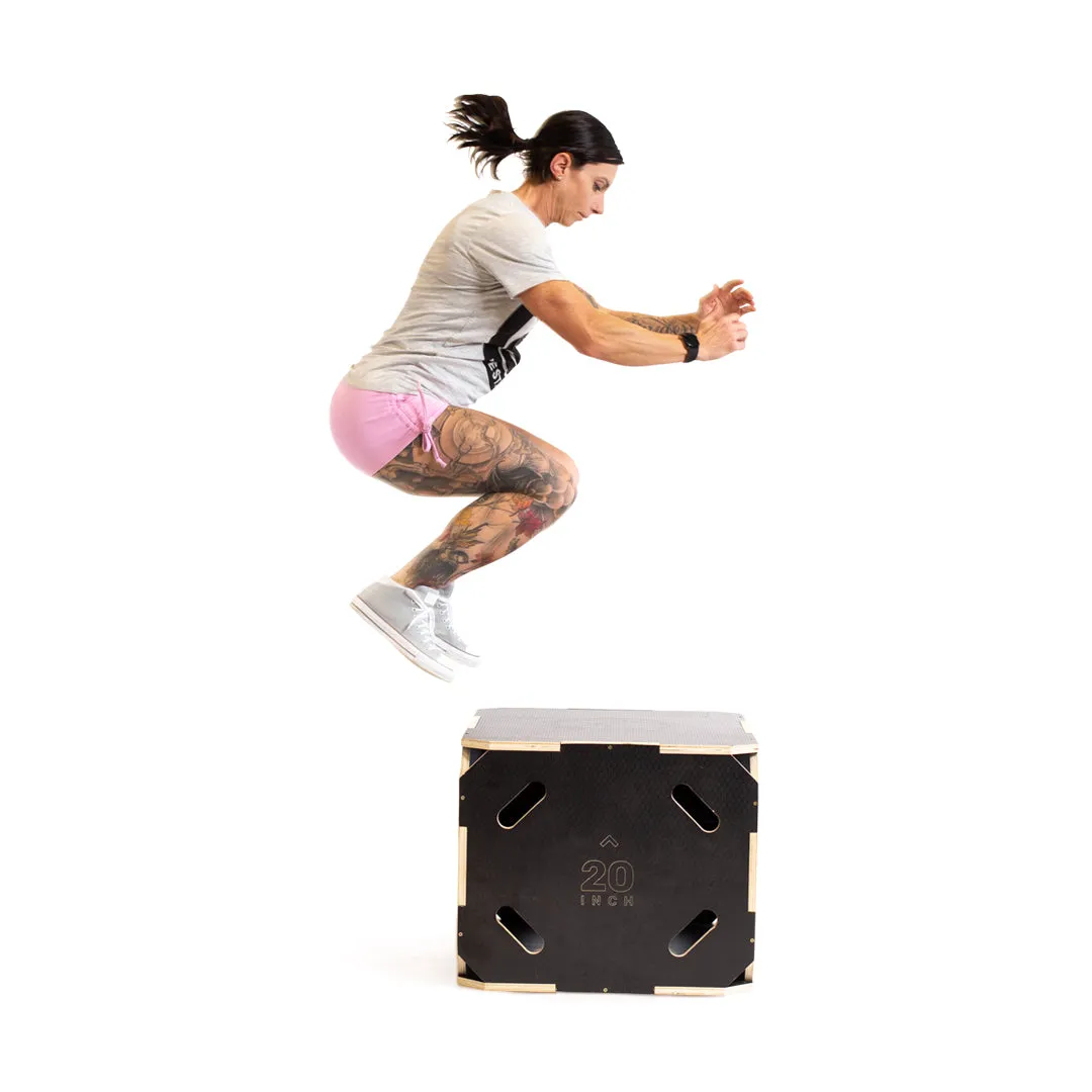 3 in 1 Anti-Slip Wood Plyo Boxes