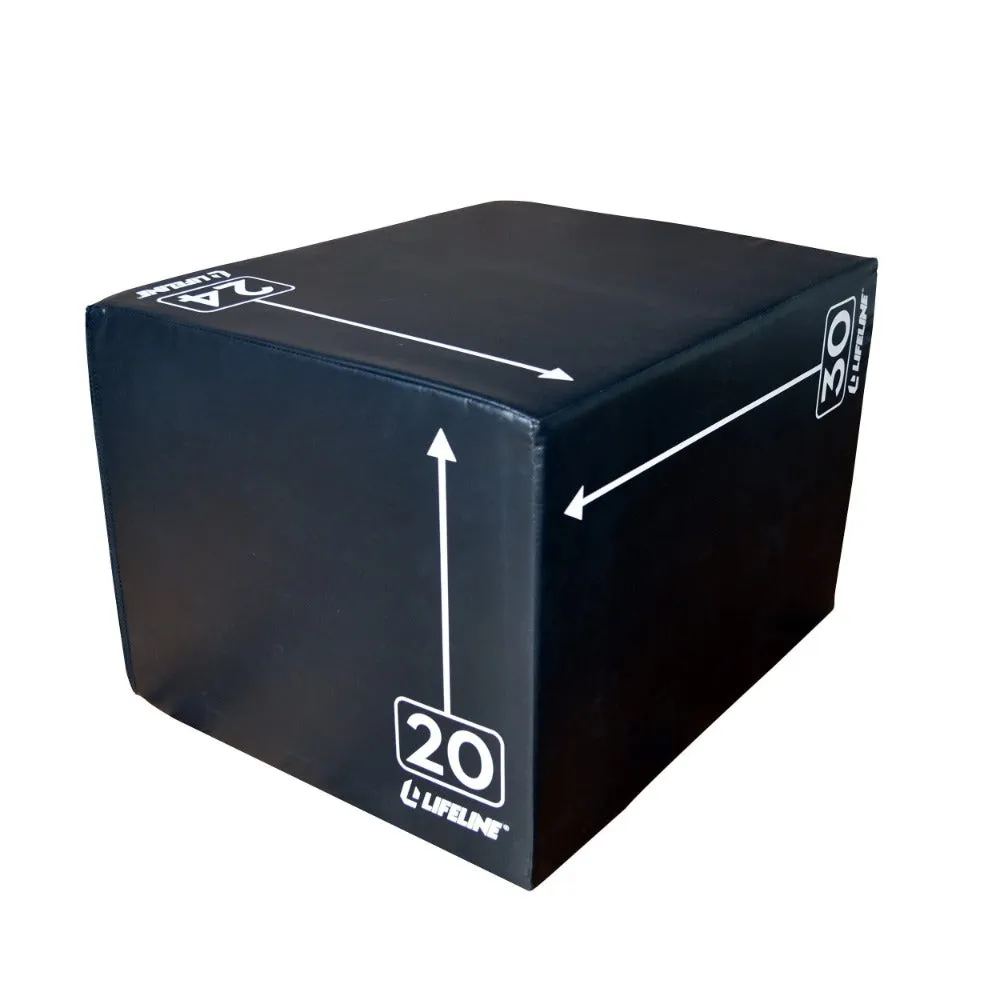 3-in-1 Foam Plyo Box - 20"-24"-30"