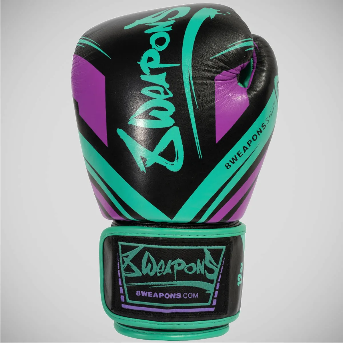 8 Weapons Shift Cyber Boxing Gloves Black/Pink/Green