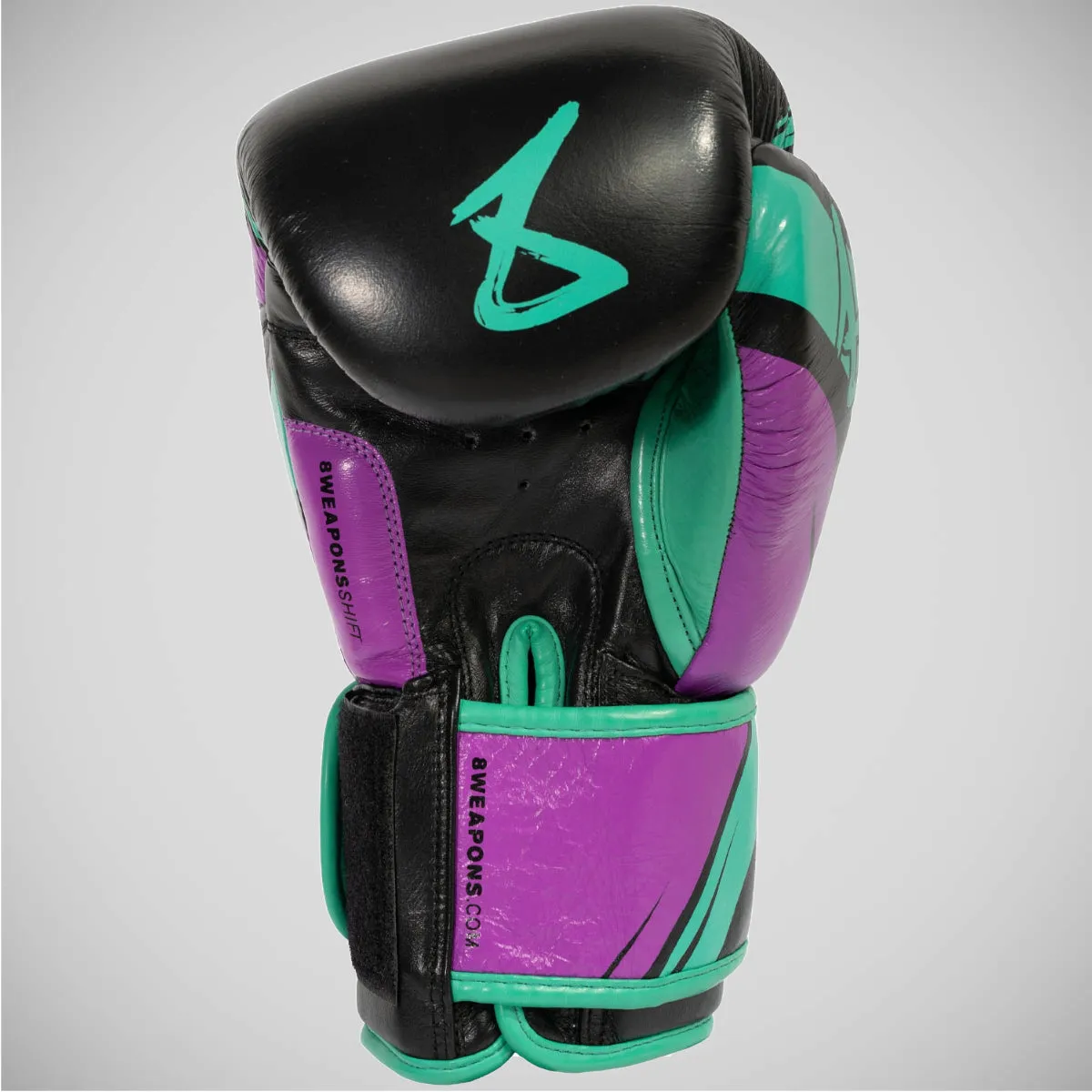 8 Weapons Shift Cyber Boxing Gloves Black/Pink/Green