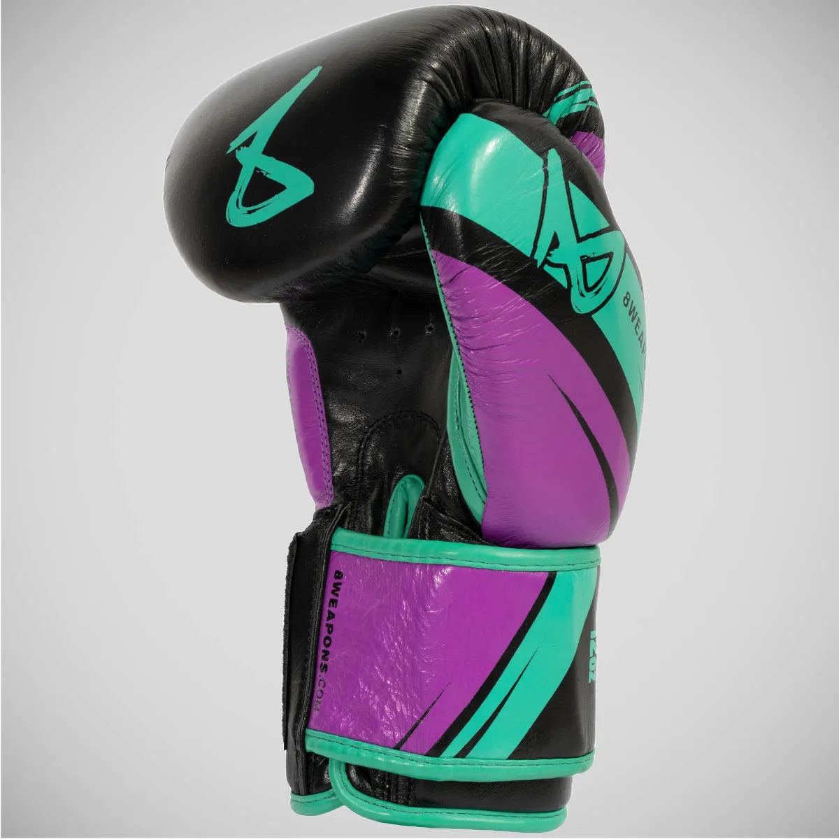 8 Weapons Shift Cyber Boxing Gloves Black/Pink/Green