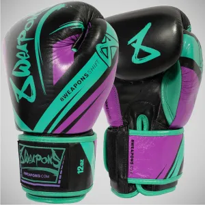 8 Weapons Shift Cyber Boxing Gloves Black/Pink/Green