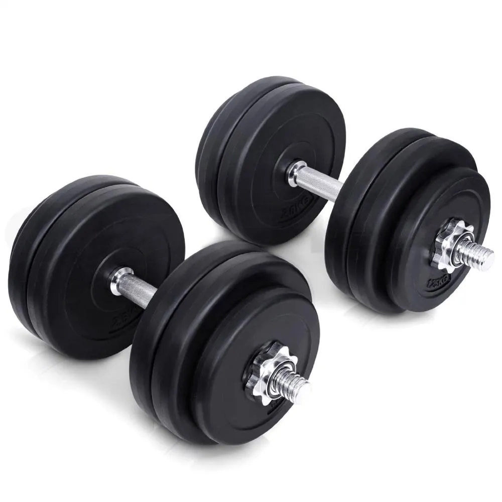 Adjustable Dumbbell Set Chrome Handle 40KG