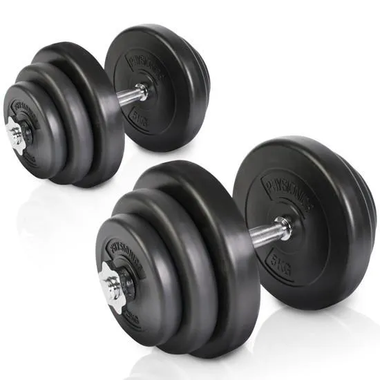 Adjustable Dumbbell Set Chrome Handle 40KG