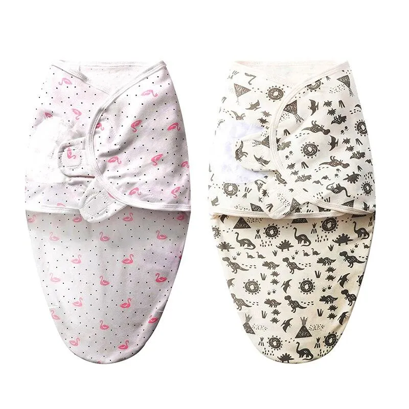 Baby Cotton Cocoon Swaddle Wrap Envelope Sleeping Bags