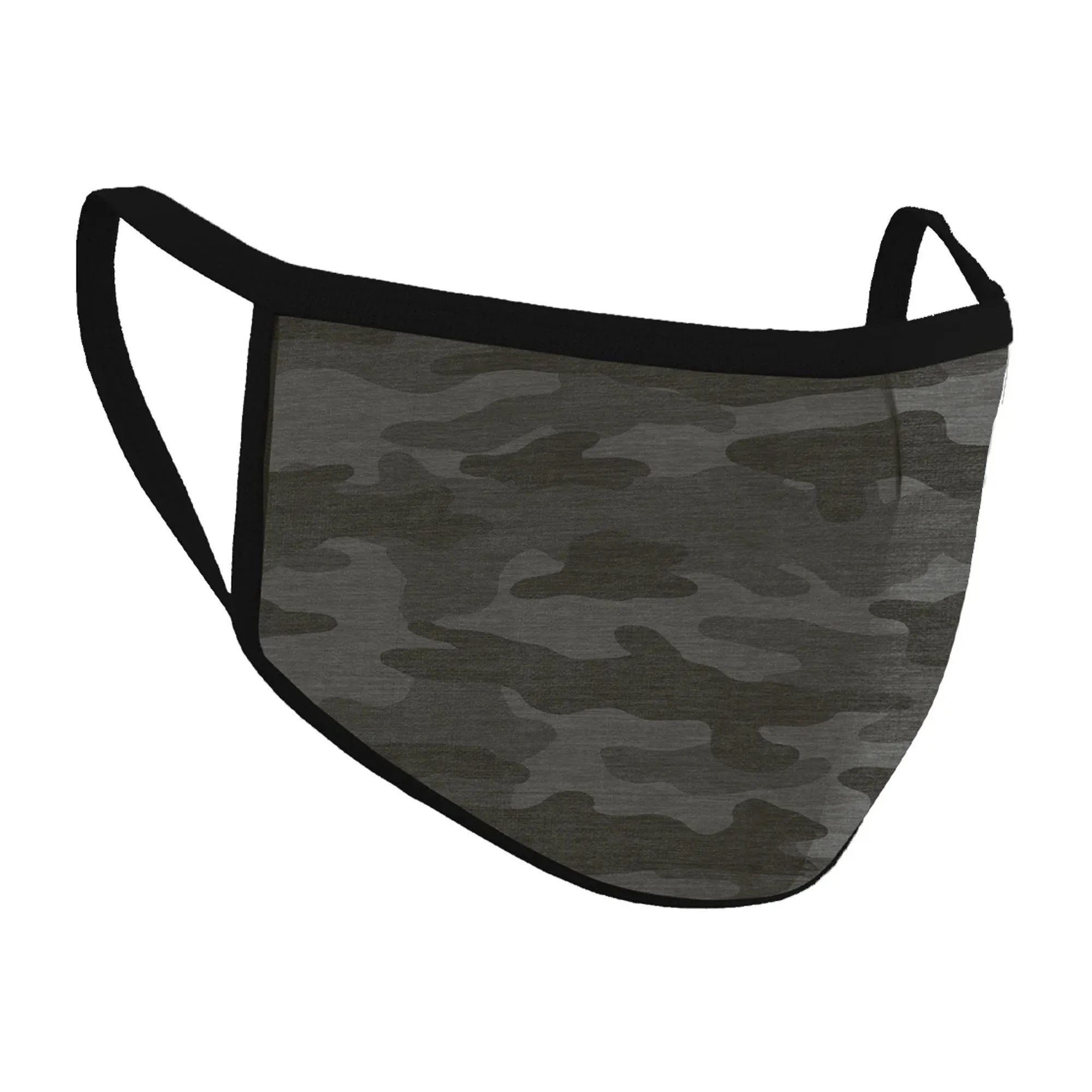 Bulk - Safe Mate Camo Washable Kids 3-6 Cloth Face Mask -1pk (bulk packaging) - 15-08007