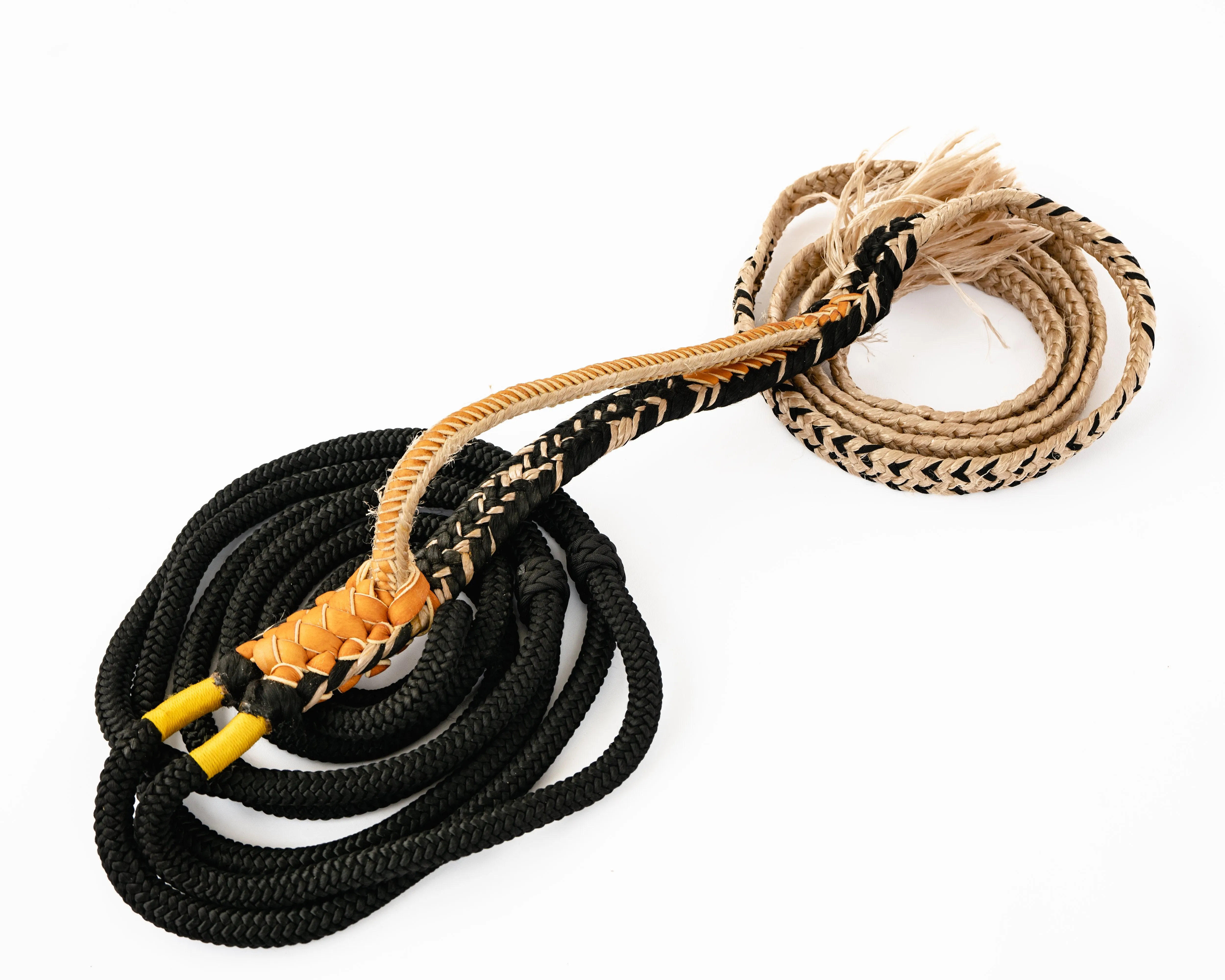 Colored Pro Series Bull Rope 3/4" Handle 3/4" Soft Tail