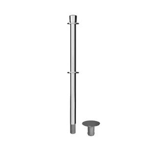 Crown Top Dual Rope Stanchion with Removable Base - Montour Line CXLineDR