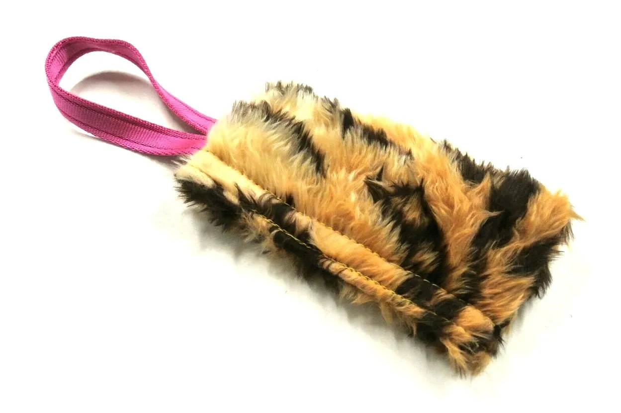 Dog Training Treat Bag Obedience Retrieve Furry Long Prey Dummy In Various Colours Large 7" long x 4"