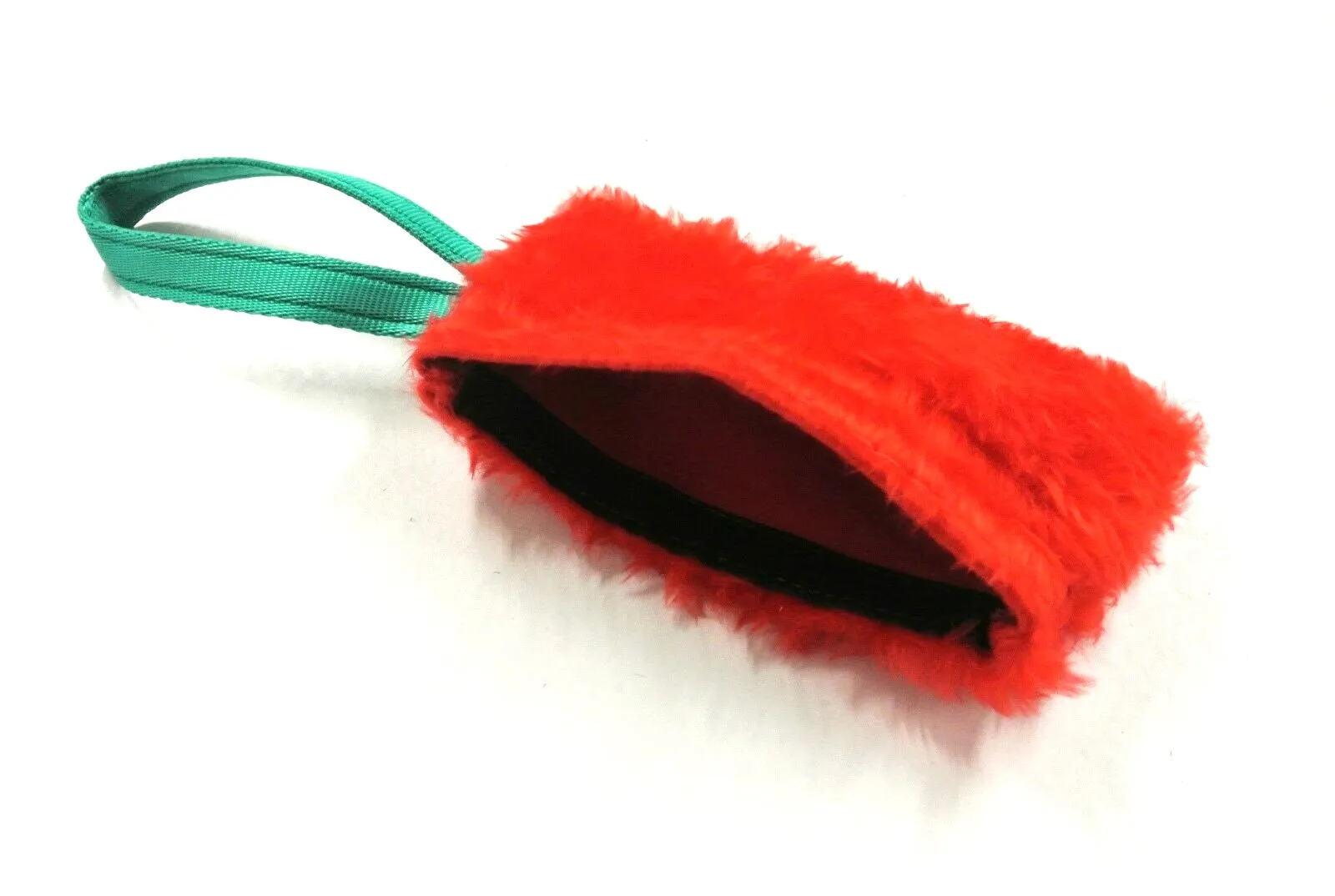 Dog Training Treat Bag Obedience Retrieve Furry Long Prey Dummy In Various Colours Large 7" long x 4"