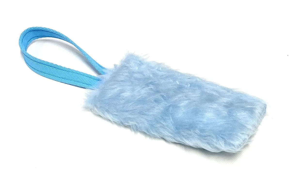 Dog Training Treat Bag Obedience Retrieve Furry Long Prey Dummy In Various Colours Large 7" long x 4"