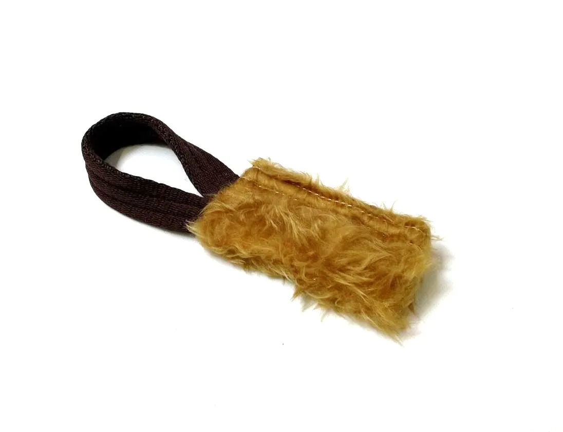 Dog Training Treat Bag Obedience Retrieve Furry Long Prey Dummy In Various Colours Small 4" x 2"