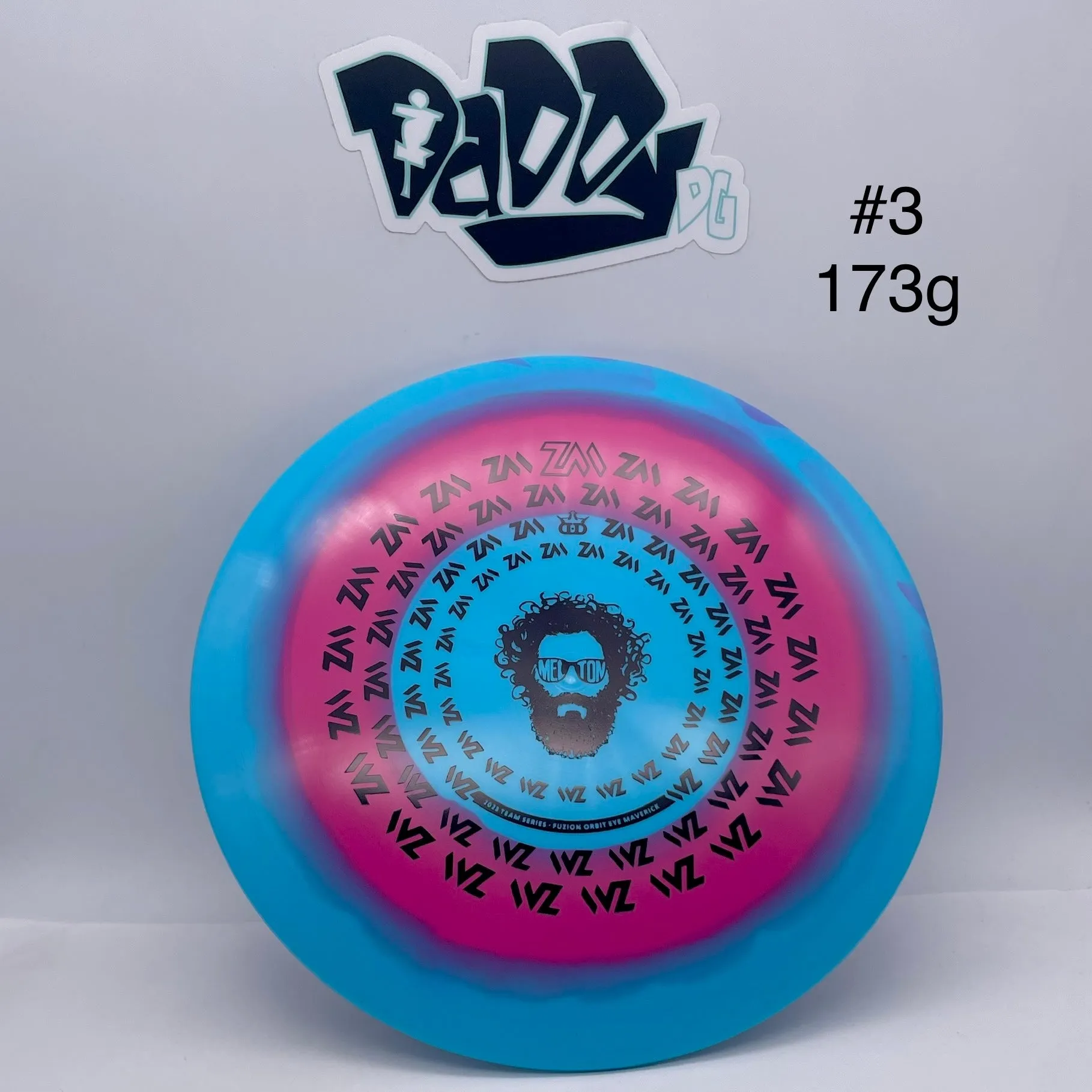 Dynamic Discs Fuzion Orbit Eye Maverick Zach Melton 2023 Tour Series Stamped Fairway Driver