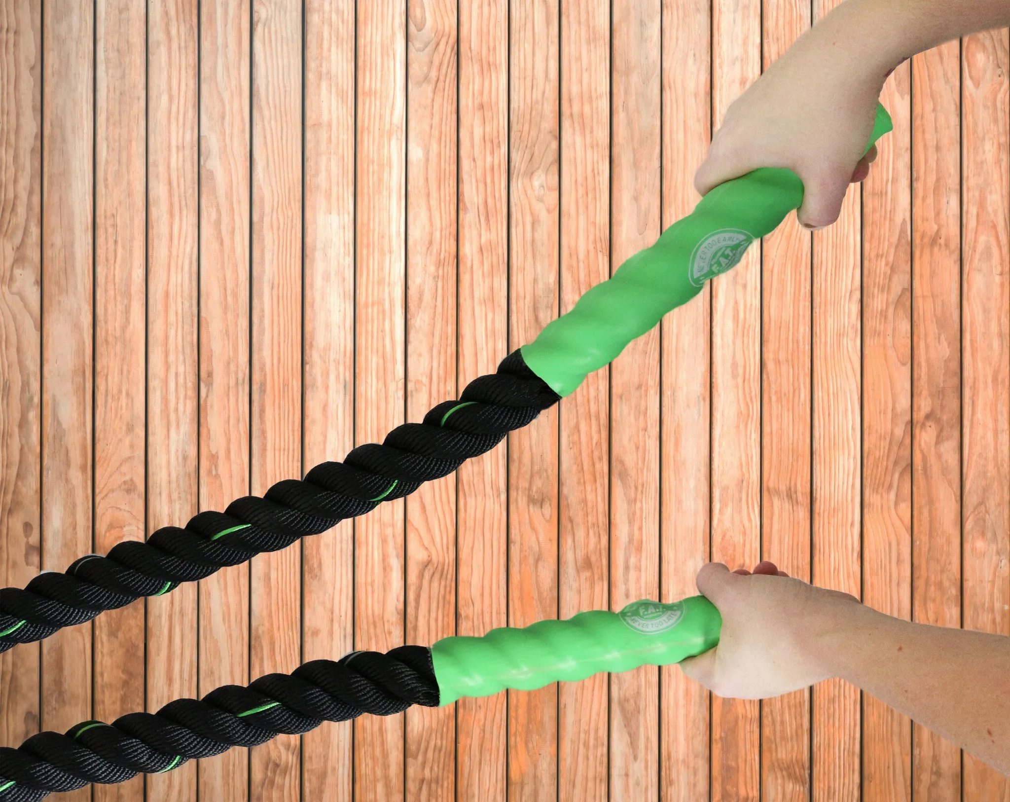 Fitness Answered Training Products Battle Rope Green 40x1.5