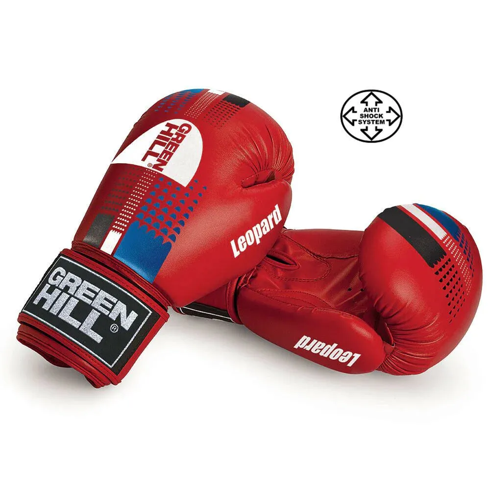 Green Hill Leopard Boxing Gloves