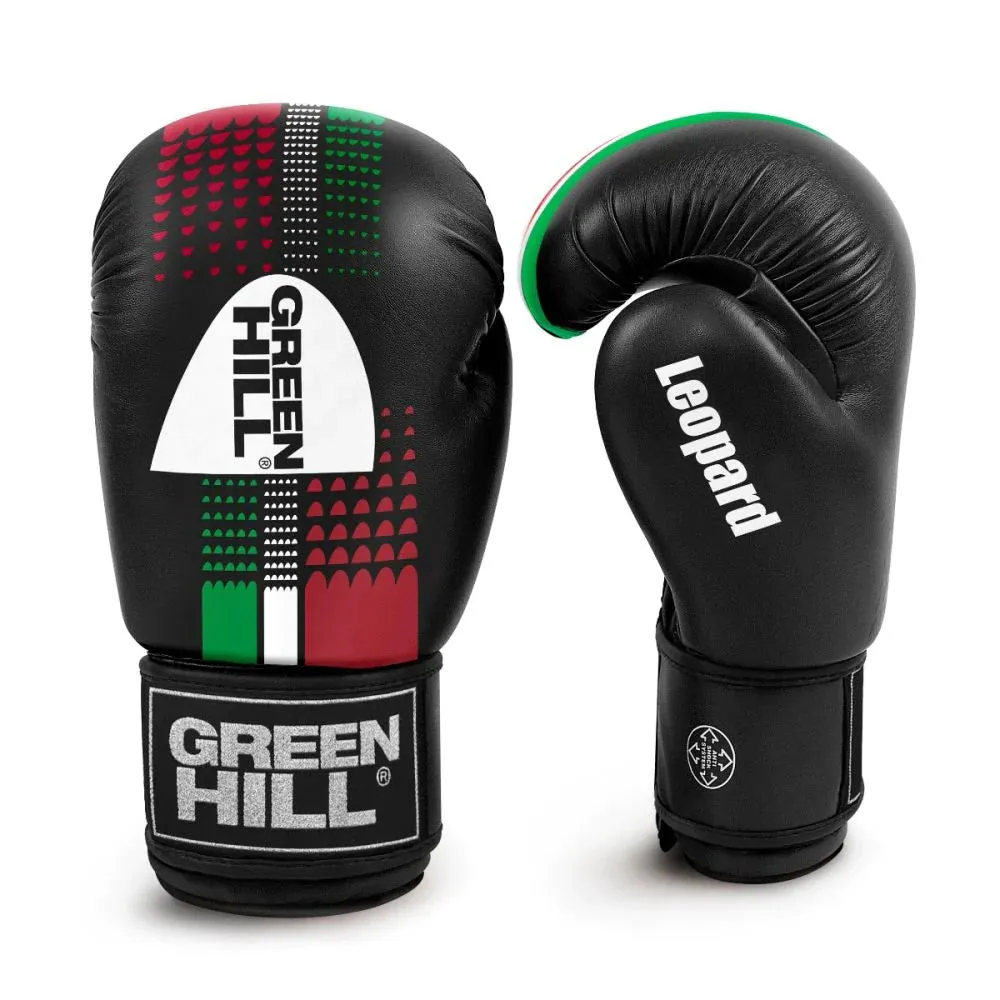 Green Hill Leopard Boxing Gloves