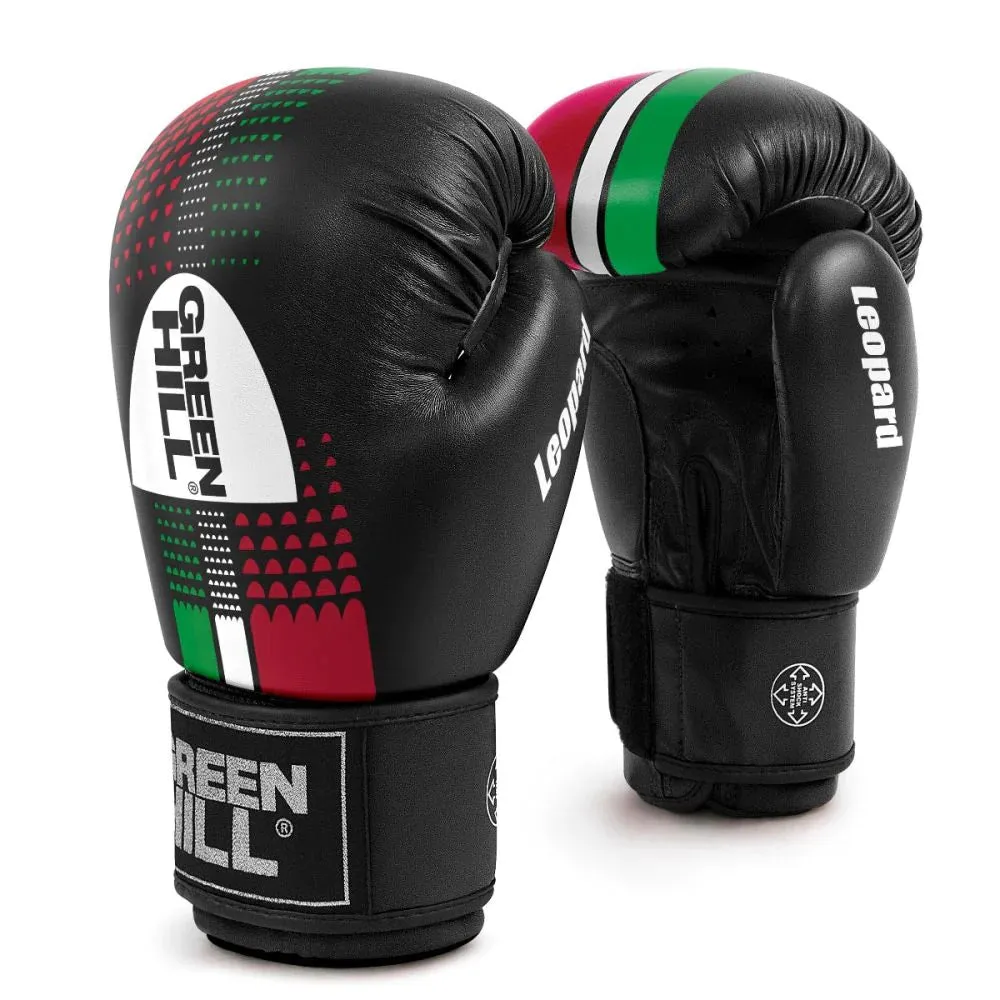 Green Hill Leopard Boxing Gloves