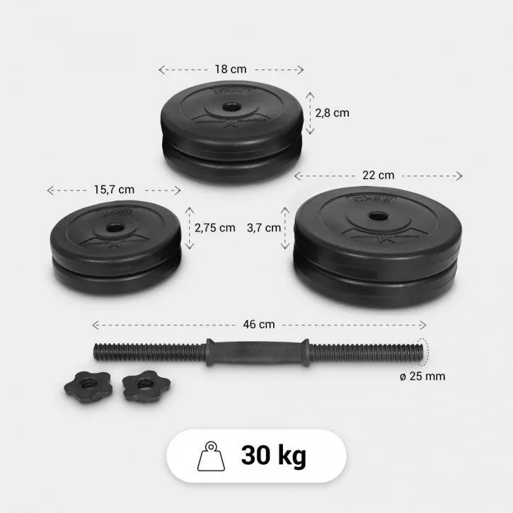 Gyronetics E-Series Dumbbell Set 30KG