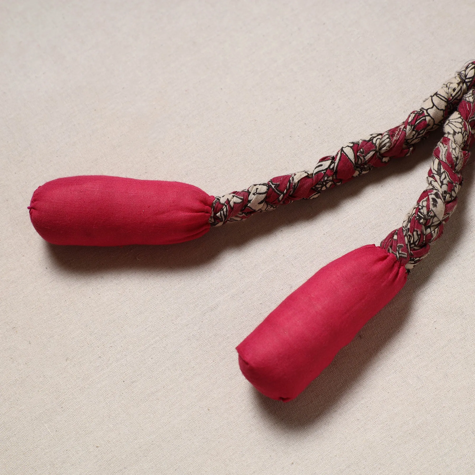 Handmade Upcycled Fabric Skipping Jump Rope 16