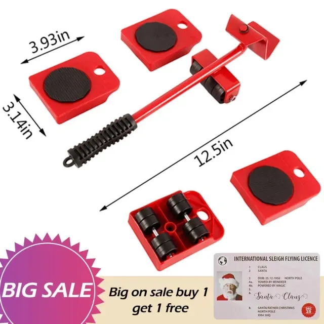 Heavy Furniture Wheels Mover Set