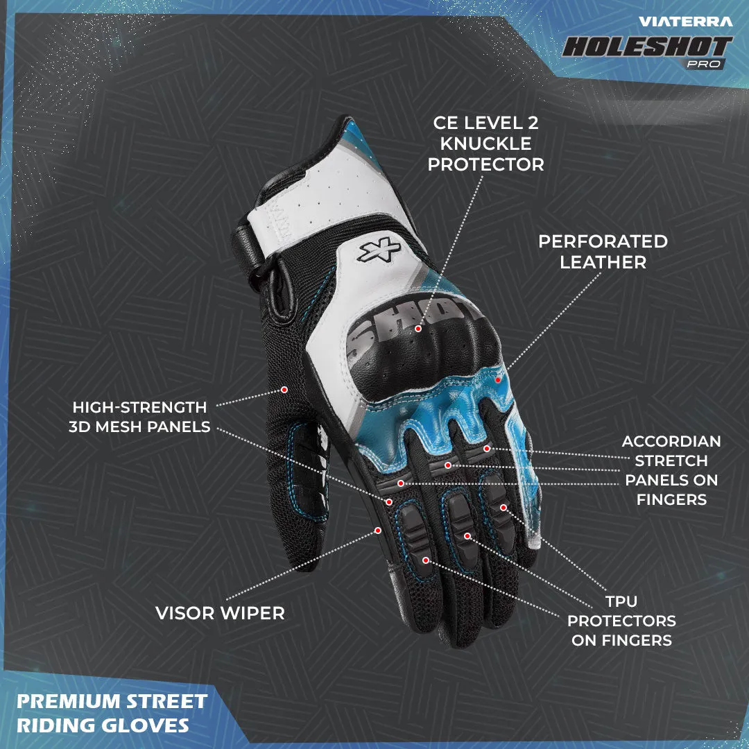 HOLESHOT PRO – SEMI GAUNTLET HYBRID RIDING GLOVES