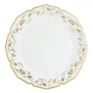 Iznik Floral White Dinner Plates