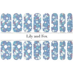 Lily And Fox - Nail Wrap - Butterfly Garden