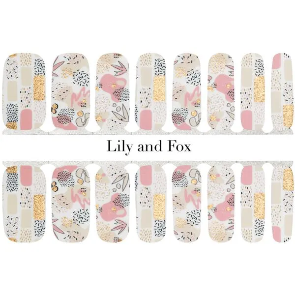 Lily and Fox - Nail Wrap - Cherish The Moment