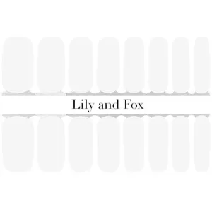 Lily and Fox - Nail Wrap - First Snow