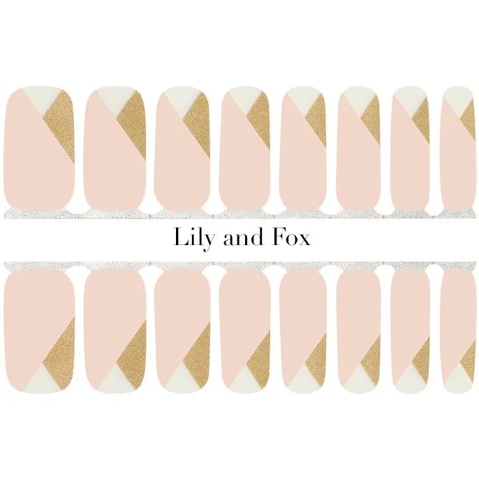 Lily And Fox - Nail Wrap - Gold Neapolitan