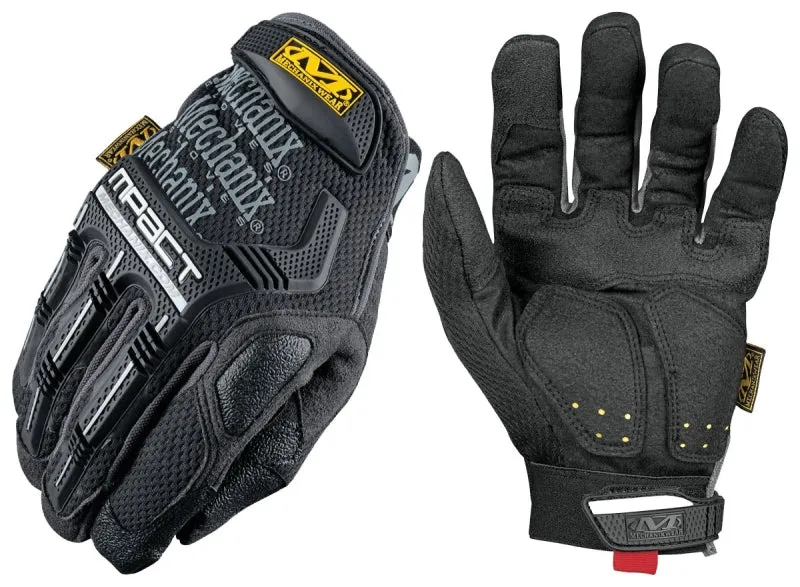 Mechanix Wear M-Pact Series MPT-58-012 Work Gloves, Men's, 2XL, 12 in L, Reinforced Thumb, Hook-and-Loop Cuff :PR: QUANTITY: 1