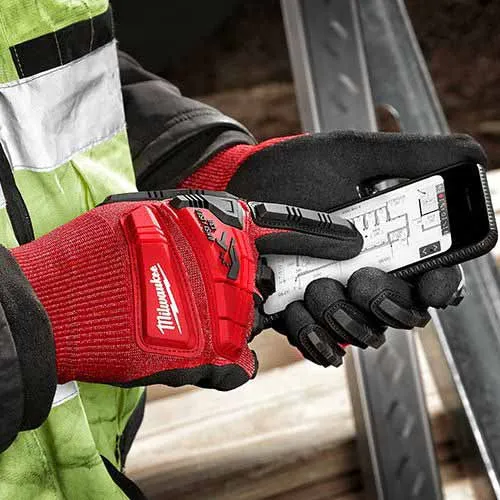 Milwaukee  48-22-8971 Impact Cut Level 3 Nitrile Gloves - M