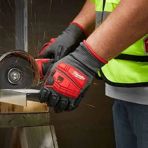 Milwaukee  48-22-8981 Impact Cut Level 5 Nitrile Gloves - M