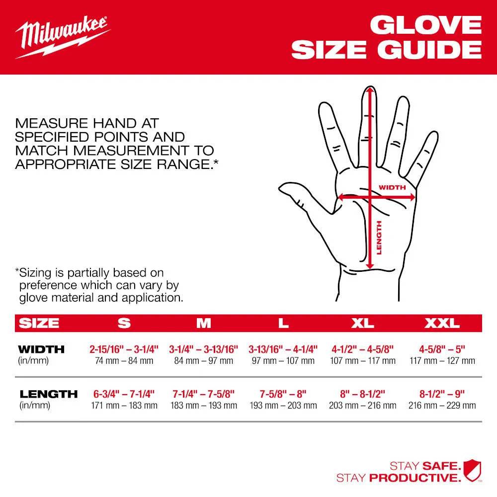 Milwaukee 48-73-8152 Impact Cut 5 Nitrile Dip Glove - L