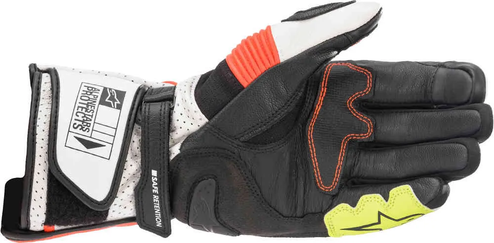 Motorcycle gloves SP-2 V3 Alpinestars, white/red/black