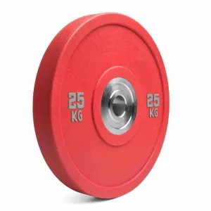 Olympic 2" Bumper Weight Plate 25kg - Red