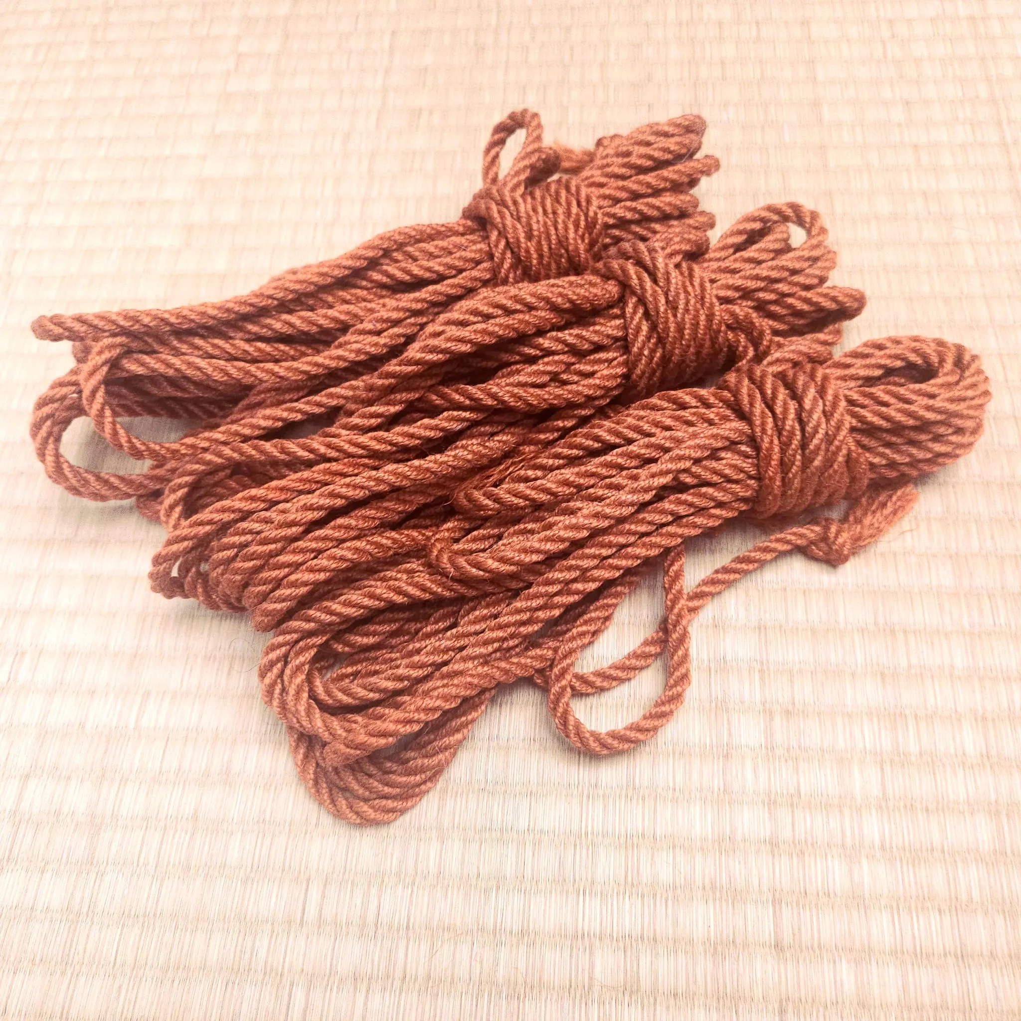 Orange 2-Ply Jute Shibari Rope