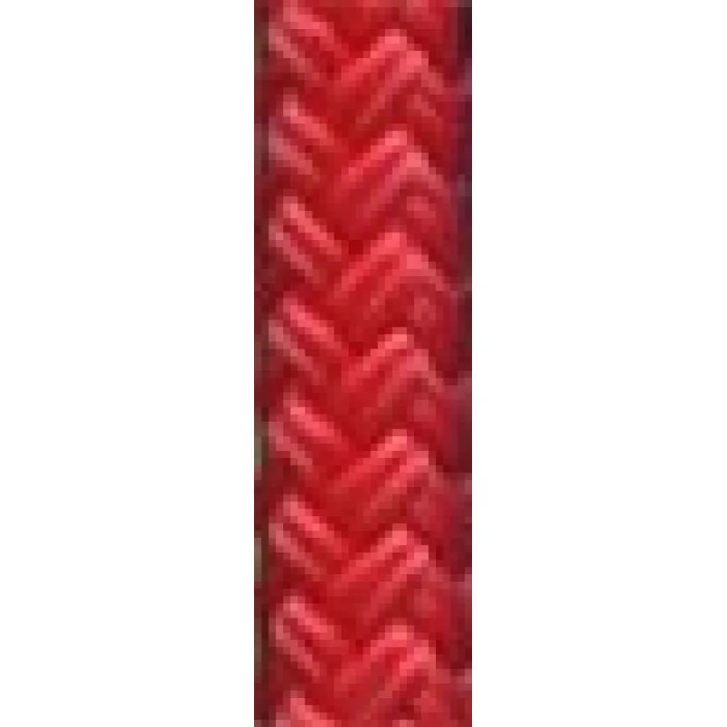 Polyester Braid - 7/16" Solid Red $/FT