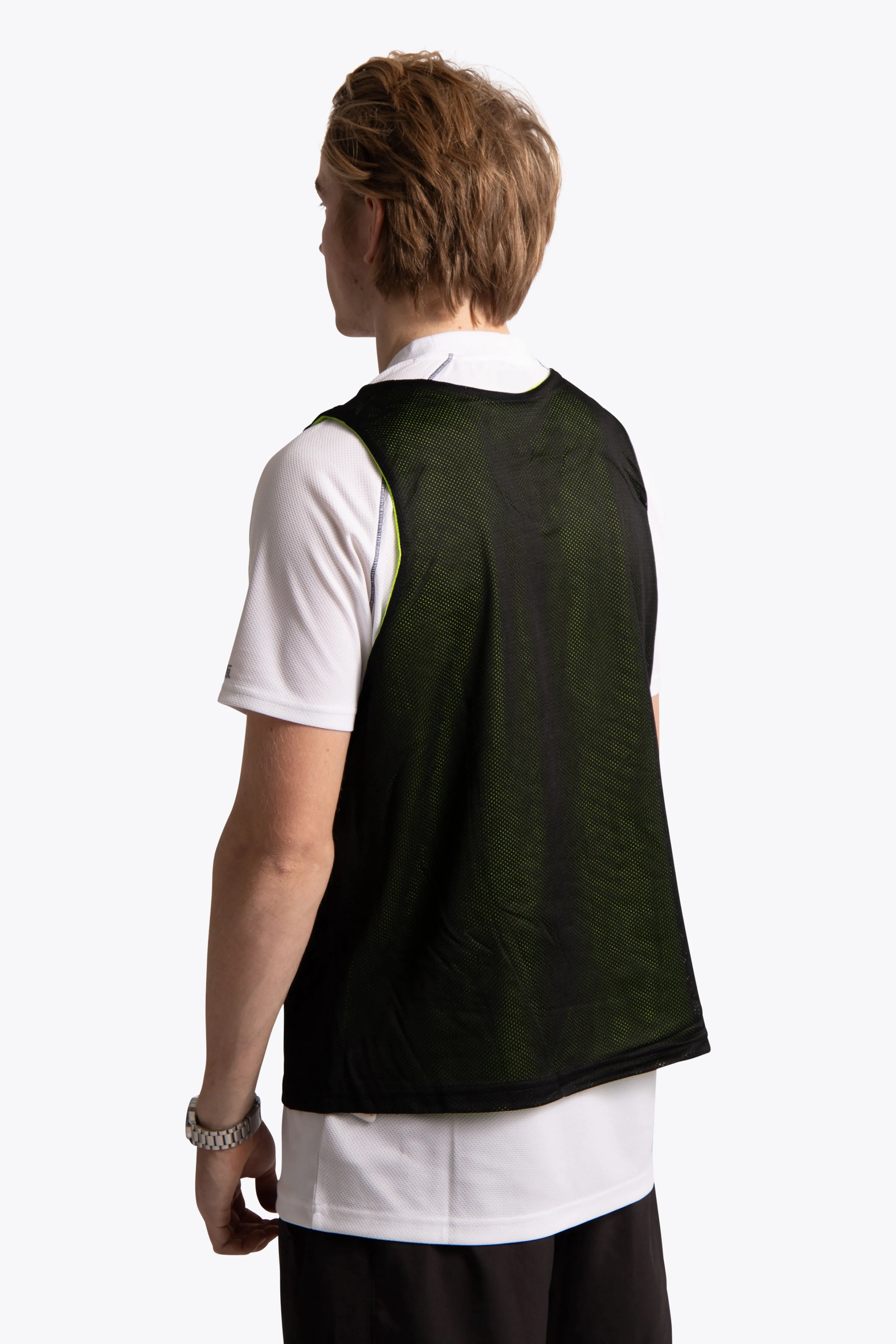 Reversible Mesh Bib - UNISEX - BLACK/GREEN