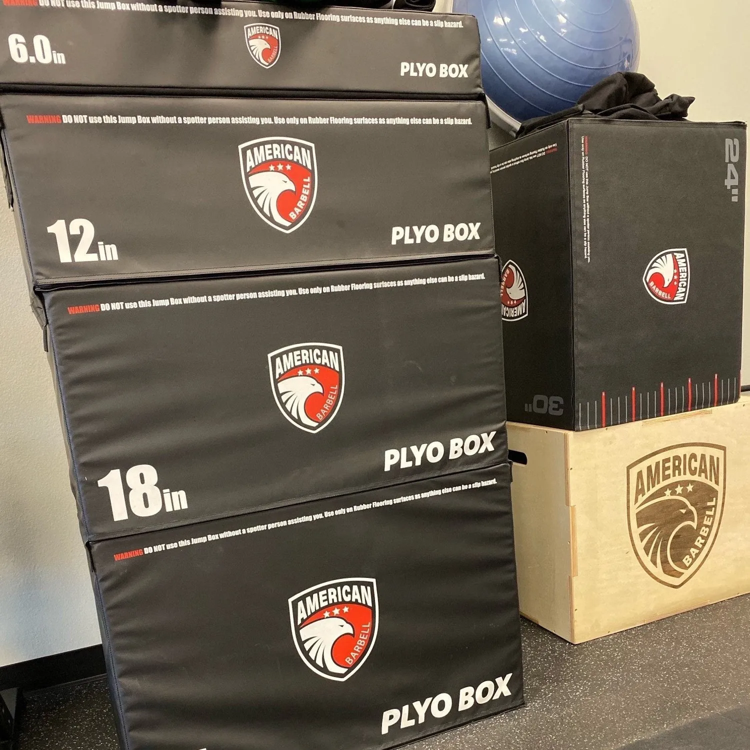 Stackable Rectangular Plyo Box Set