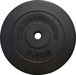 Standard 1" Round Vinyl Weight Plate 7.5kg - Black