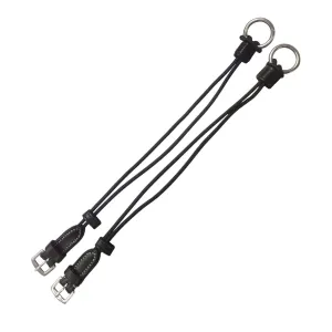 Trust Equestrian Rope Gag Cheeks - Black