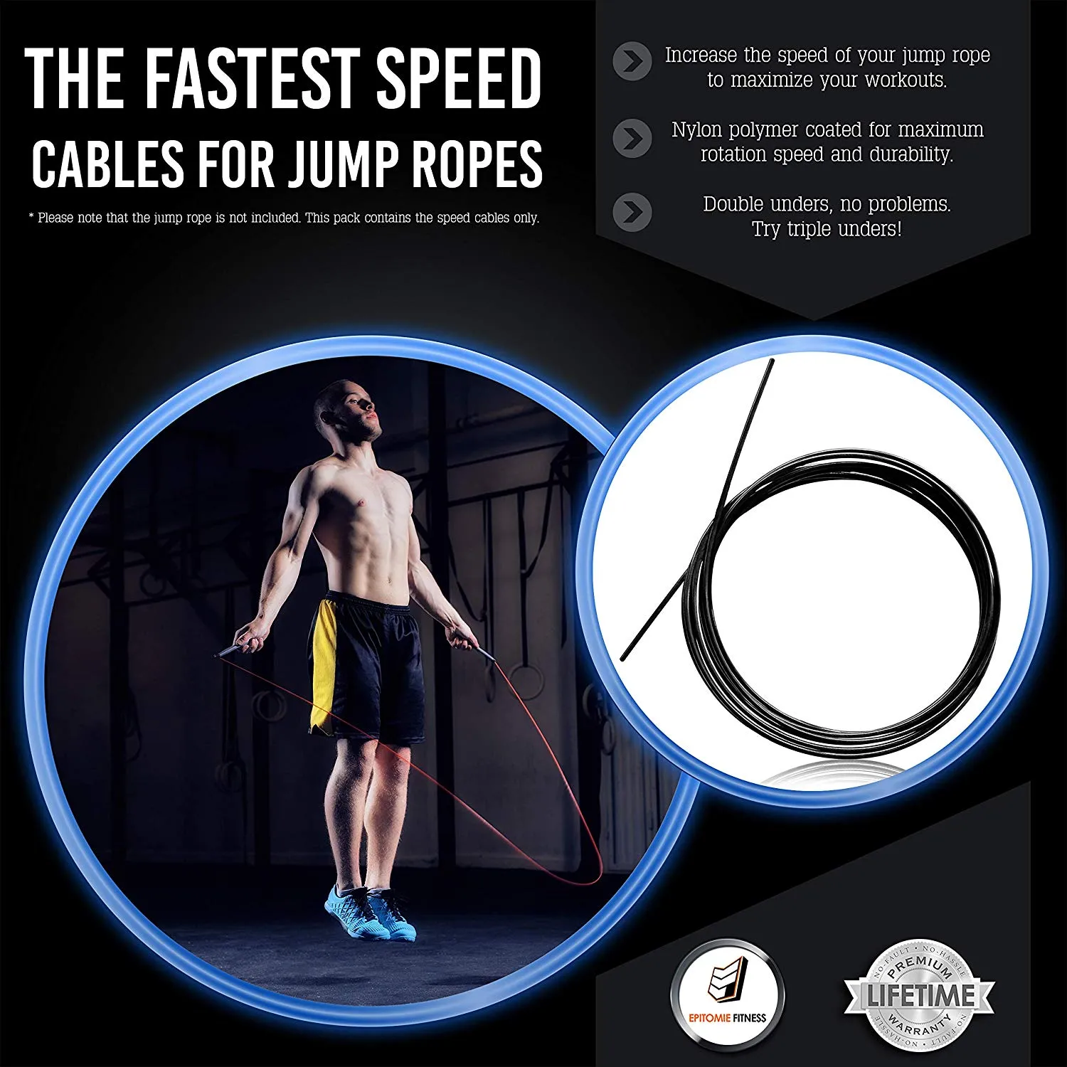 Ultra Speed Replacement Jump Rope Cable