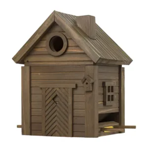 Wildlife Garden Green Umber Multi Hook Bird House