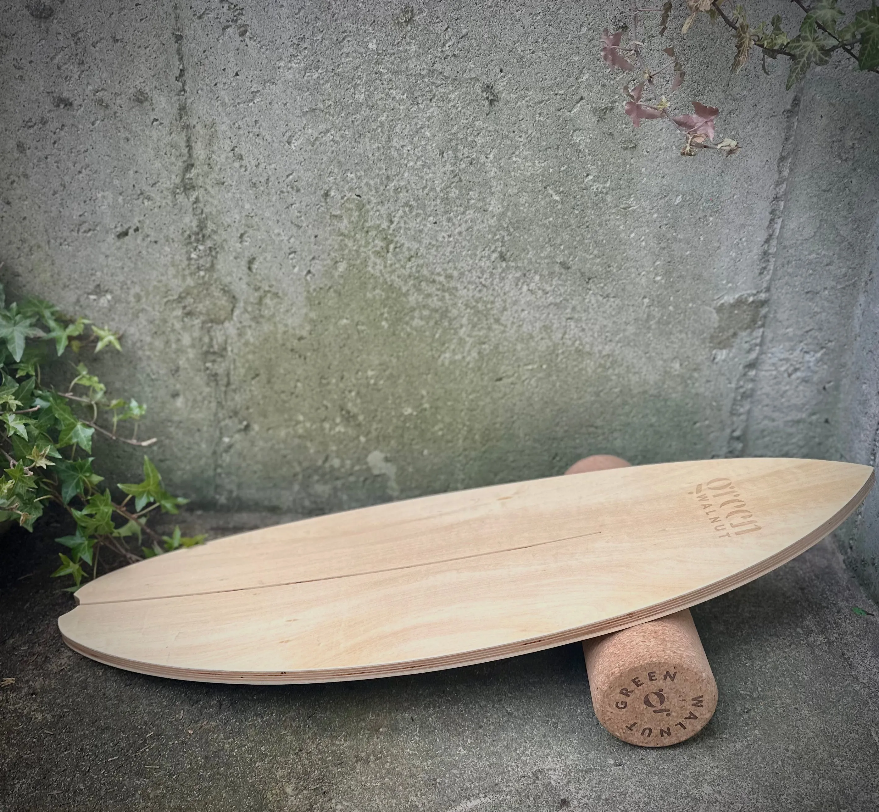 Wooden Balance Board | Surfing Balance Board With Cork Roller